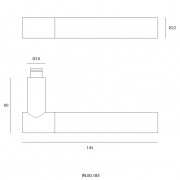 Ручка дверная IN.00.185