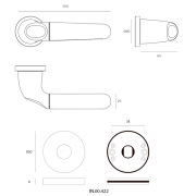 Ручка дверная IN.00.422