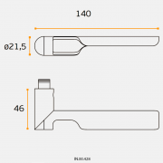 Ручка дверная IN.00.428