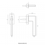 Ручка оконная IN.00.432.DK01Q