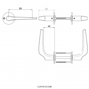 Ручка дверная 12.4141.01