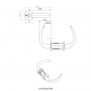 Ручка дверная 12.4150