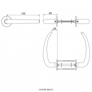 Ручка дверная 12.4181.46