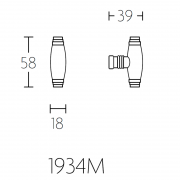 Ручка мебельная 1934M