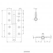 Петля карточная 2 FS