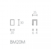 Ручка мебельная BM20M