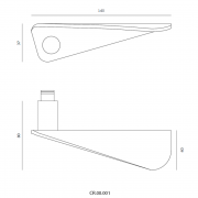 Ручка дверная CR.00.001