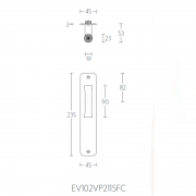 Ручка-кноб EV102VP211