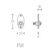 Звонок дверной F511