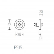 Звонок дверной F515