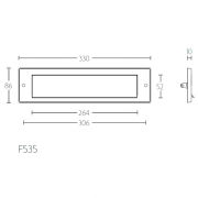 Крышка почтового ящика F535