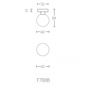 Ручка фиксированная F788