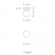 Ручка фиксированная F788