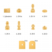 Петля карточная 54 FS