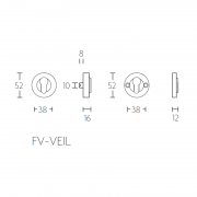 Розетка FV-VEIL