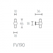 Ручка мебельная FV190