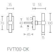 Ручка оконная FVT-DK