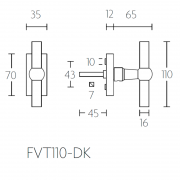 Ручка оконная FVT-DK