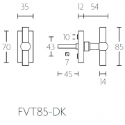 Ручка оконная FVT-DK