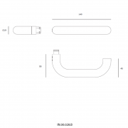 Ручка дверная IN.00.028.B