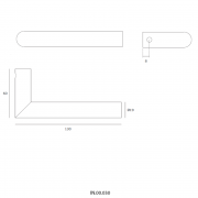 Ручка дверная IN.00.030
