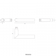 Ручка дверная IN.00.032