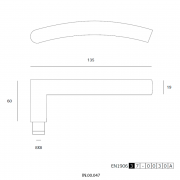Ручка дверная IN.00.047