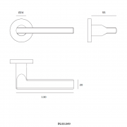 Ручка дверная IN.00.049