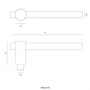Ручка дверная IN.00.070