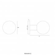 Ручка-кноб IN.00.091