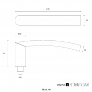 Ручка дверная IN.00.141