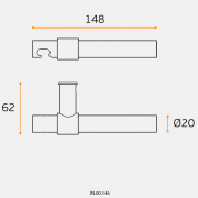 Ручка дверная IN.00.146