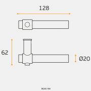Ручка дверная IN.00.148