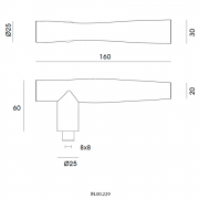 Ручка дверная IN.00.229
