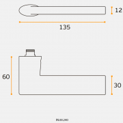 Ручка дверная IN.00.240