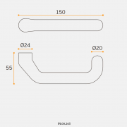 Ручка дверная IN.00.265