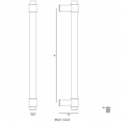 Ручка-скоба IN.07.123.D