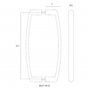 Ручка-скоба IN.07.141.D