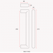 Ручка-скоба IN.07.179.D