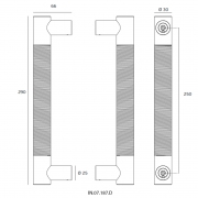 Ручка-скоба IN.07.187.D