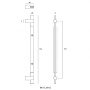 Ручка-скоба IN.07.281.D