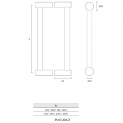 Ручка-скоба IN.07.292.D