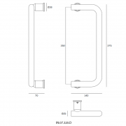 Ручка-скоба IN.07.320.D
