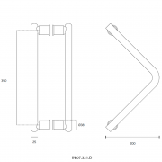 Ручка-скоба IN.07.321.D