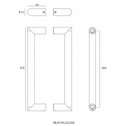 Ручка-скоба IN.07.412.D