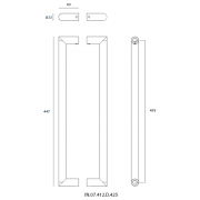 Ручка-скоба IN.07.412.D
