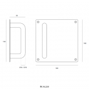 Ручка-скоба IN.16.220