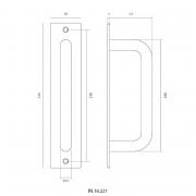 Ручка-скоба IN.16.221