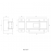 Задвижка IN.17.617