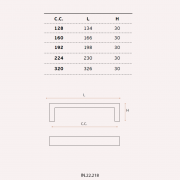 Ручка мебельная IN.22.218